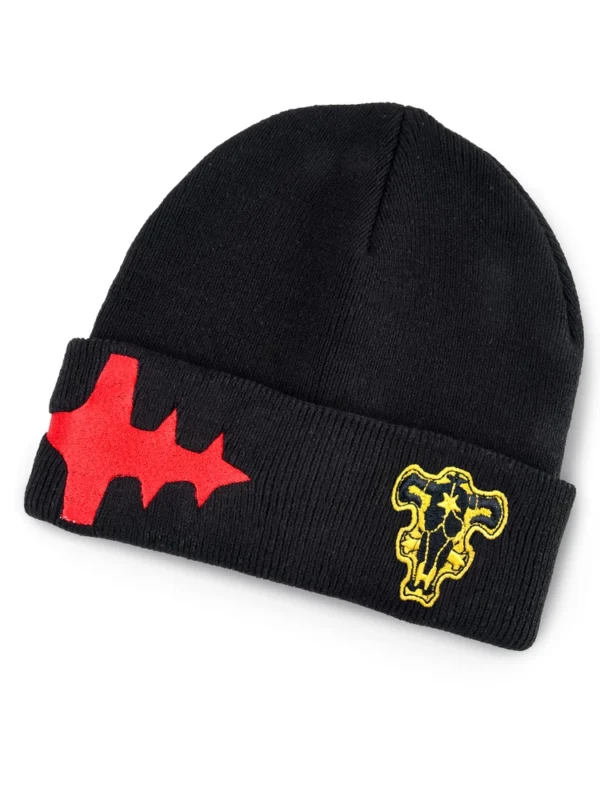 Black CLover Beanie Updated Listing (1) (1)_comicsense Anti Magic Beanie