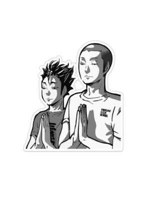 Tanaka_Nishinoya_budha_moment_comicsense.jpg Buddha Moment (Nishinoya And Tanaka) Sticker