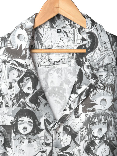 Ahegao Faces Hawaiian Shirt
