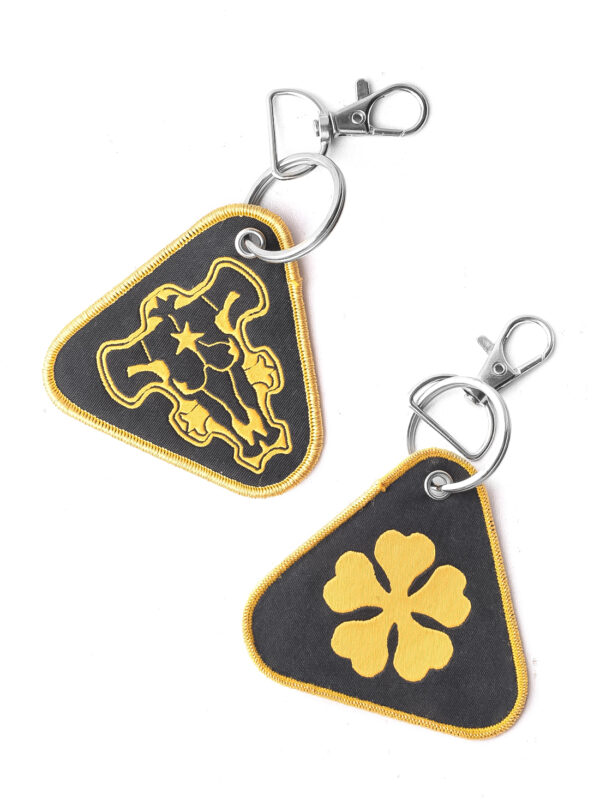 Black Bull Woven Keychain