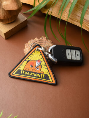 Chainsaw Devil Woven Keychain