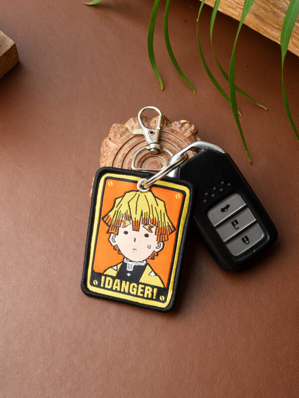 High Voltage Woven Keychain