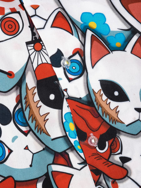 Kitsune Masks Hawaiian Shirt