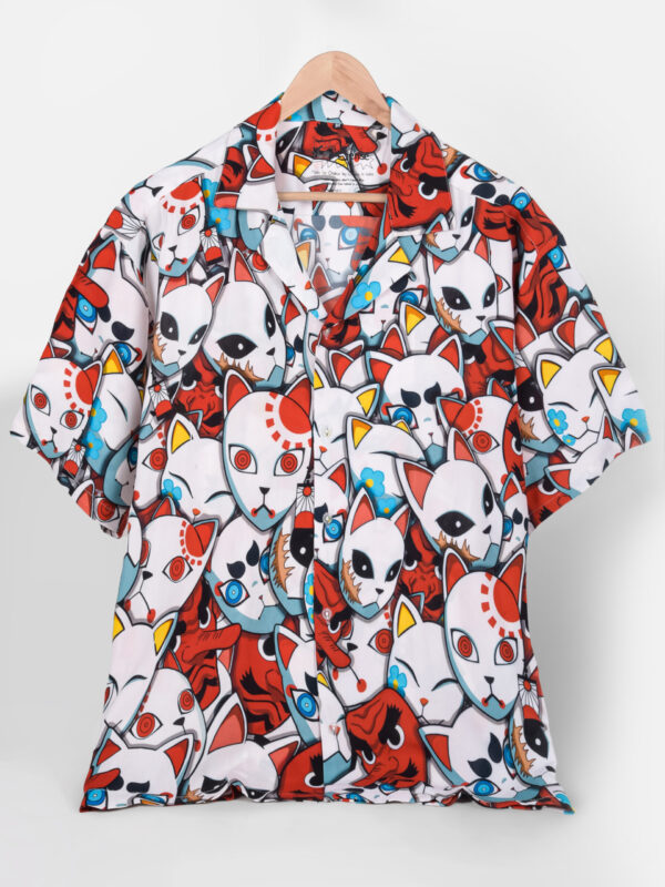 Kitsune Masks Hawaiian Shirt