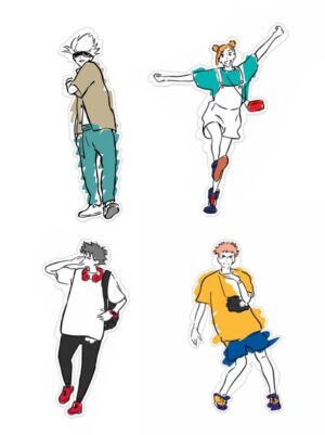 Groovy Sorcerers Stickers [Pack of 4]