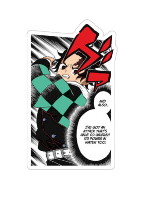 Attack of Demon Slayer Manga Sticker