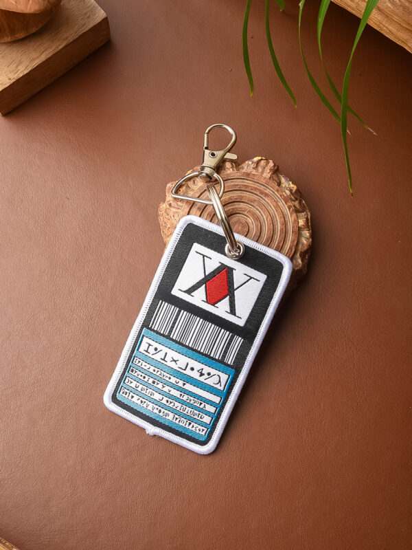 hxh_hunterlisence_lanyard_listing2_hitanshi.jpg Hunter License Woven Keychain