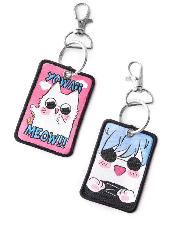 jjk_strongestnekosorcerer_lanyard_listing1_hitanshi.jpg Strongest Neko Sorcerer Woven Keychain