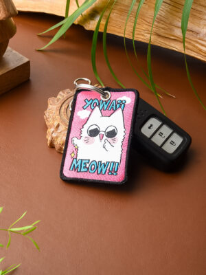 Strongest Neko Sorcerer Woven Keychain