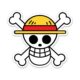 Straw Hat Pirate Logo Sticker
