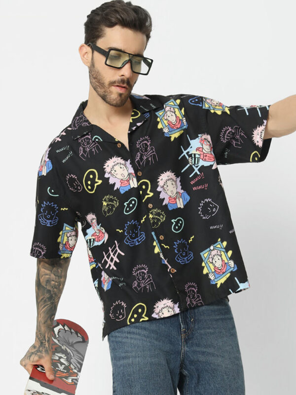 blackjjk_comicsense Dark Graffiti: Pink Hair Sorcerer Shirt