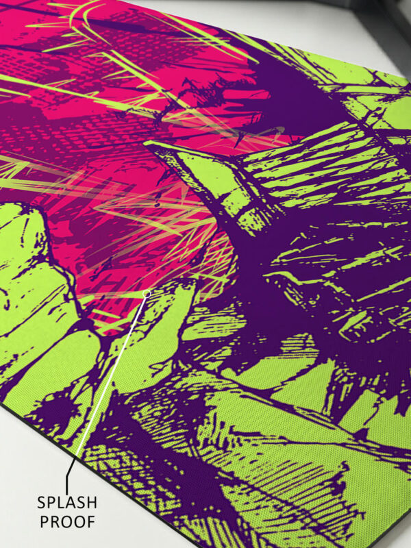 Chainsaw Graffiti Deskmat