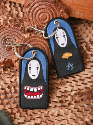 No Face Woven Keychain