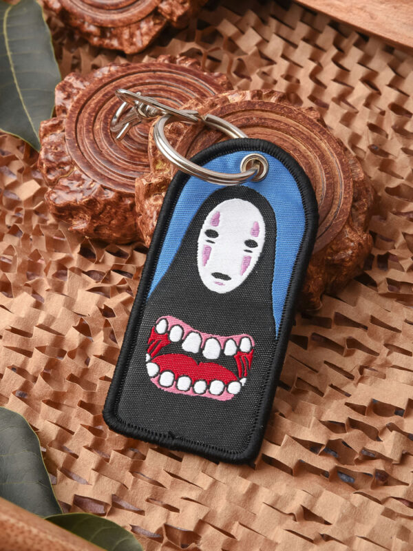 No Face Woven Keychain