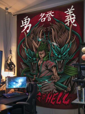 King of Hell Tapestry