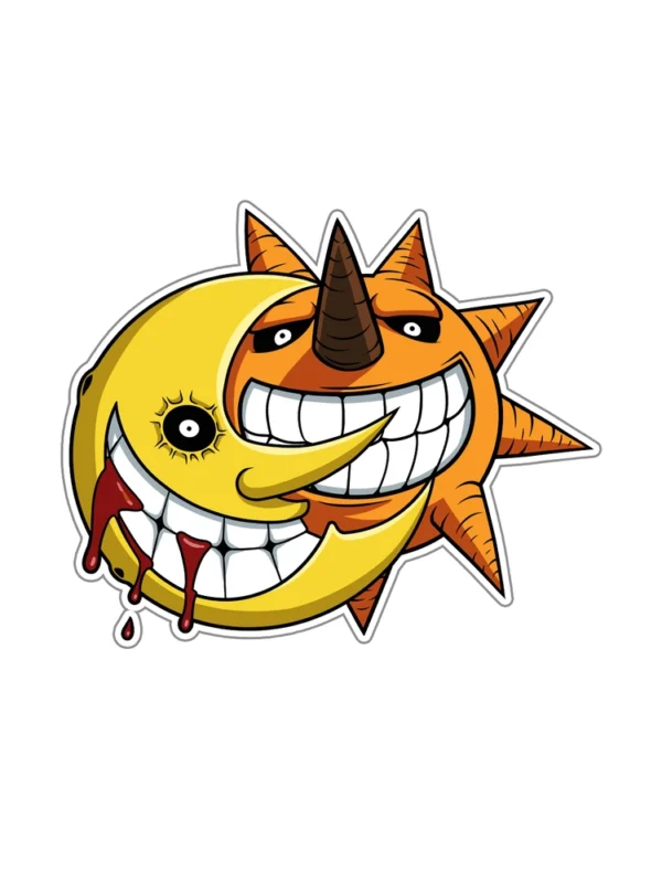 Sun And Moon Sticker